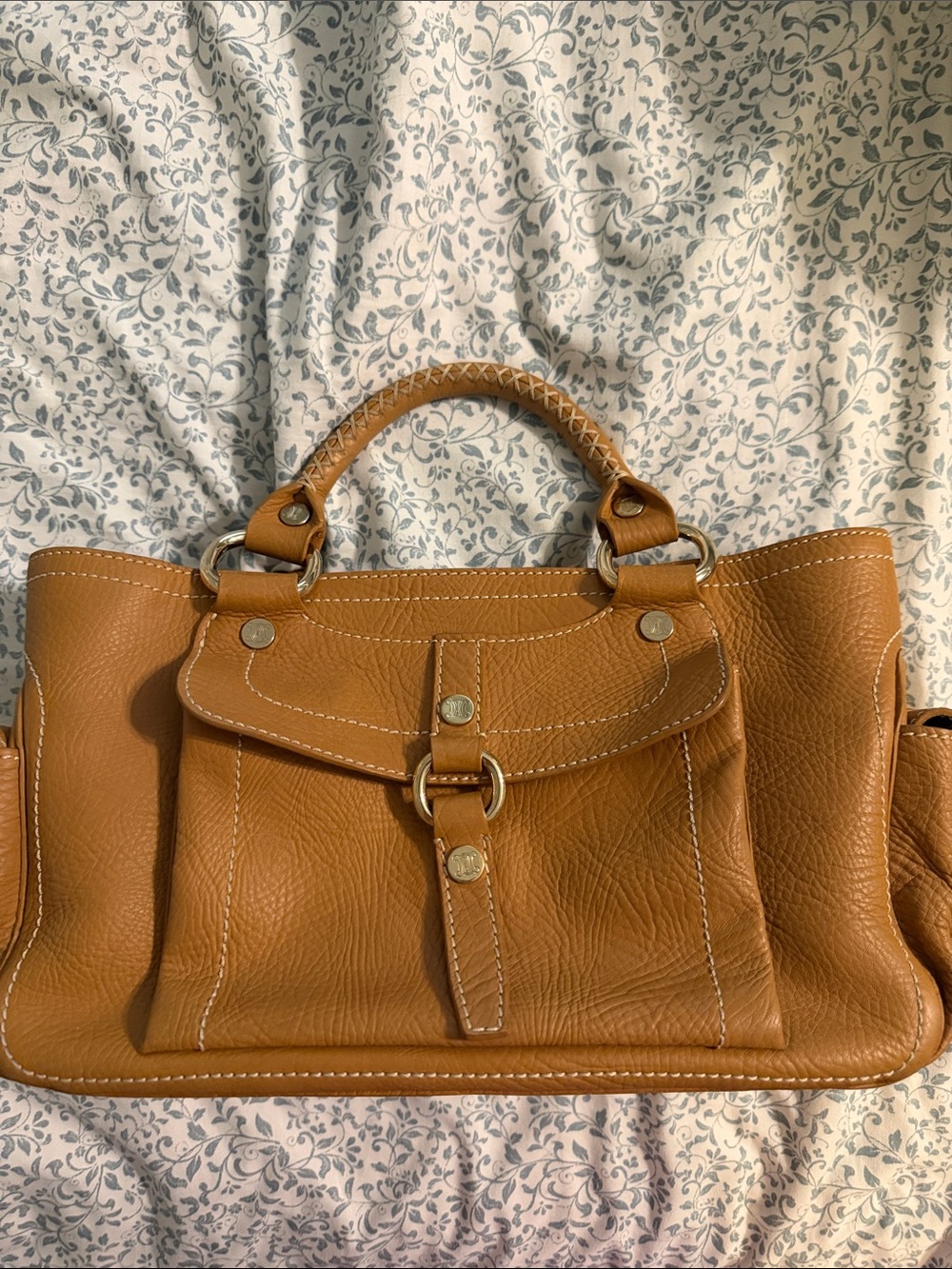 Celine Bum bag Tan Leather Satchel Handbag - Women Bags